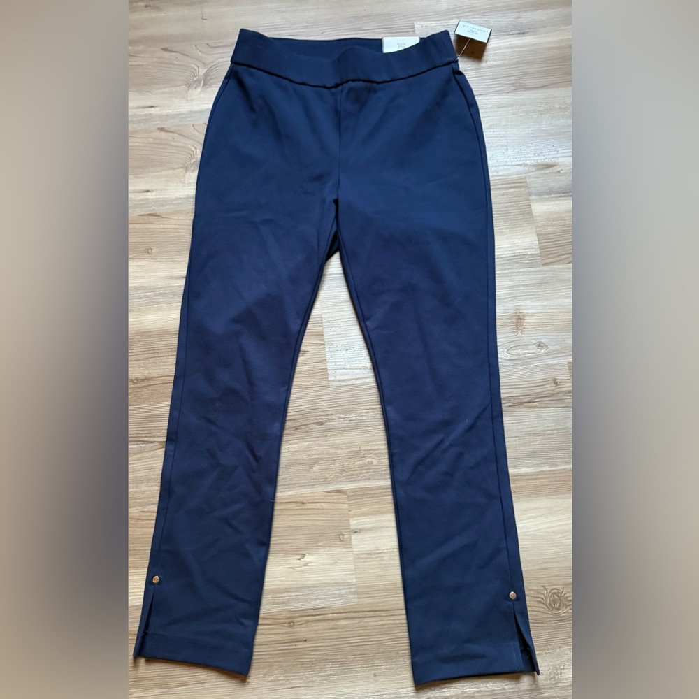 Rafaella pull on navy slim ankle sz 6 NWT